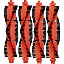 Roborge Xiaomi Mop Pro Robot Süpürge Uyumlu 4'lü Ana Fırça Seti