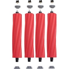 Roborge Roborock S7 Max V Robot Süpürge Uyumlu 4'lü Ana Fırça Seti