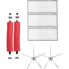 Roborge Roborock S7 Max V Robot Süpürge Uyumlu 7'li Yedek Parça Seti