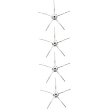 Roborge Roborock Q7 Max Robot Süpürge Uyumlu 4'lü Yan Fırça Seti