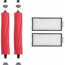 Roborge Roborock Q7 Max Robot Süpürge Uyumlu 4'lü -Yedek Parça Seti