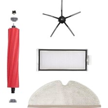 Roborge Roborock Q7 Max Robot Süpürge Uyumlu 4'lü Yedek Parça Seti