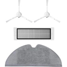 Roborge Dreame D9 Robot Süpürge Uyumlu 4'lü Yedek Parça Seti