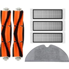 Roborge Dreame D9 Robot Süpürge Uyumlu 6'lı Yedek Parça Seti