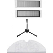 Roborge Xiaomi Vacuum Mop 2 Pro+ (STYTJ02ZHM) Robot Süpürge Uyumlu 4'lü Yedek Parça Seti