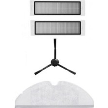 Roborge Xiaomi Vacuum Mop 2 Pro+ 3D (STYTJ02ZHM) Robot Süpürge Uyumlu 4'lü Yedek Parça Seti