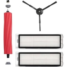 Roborge Roborock Q Revo Robot Süpürge Uyumlu 4'lü Yedek Parça Seti