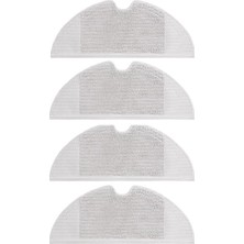 Roborge Dreame D9 Max Robot Süpürge Uyumlu 4'lü Mop Bezi- yedek Parça Seti