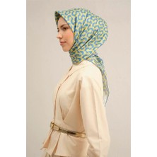 Armine Desenli Saf Ipek Twill Eşarp 9321D
