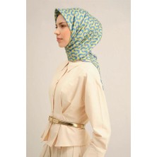Armine Desenli Saf Ipek Twill Eşarp 9321D