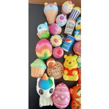 (6 Adet) Squishy Seti Farklı Modellerde Sukuşi Figürleri 5-10 cm Ufak ve Orta Boy Karışık Set