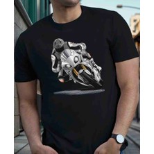 Panda Baskı Tekstil Motor Baskılı Özel Tasarım Baskılı Oversize Tshirt