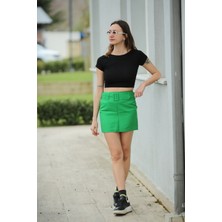 Yarım Kol Basic T-Shirt