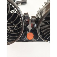 24 Volt Araç Içi Torpido Üstü Çift Fanlı Oto Vantilatör 360° Dönebilir 6400609