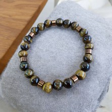 Kaplan Gözü Bileklik Hematit Bileklik Hediyelik Ürünler Sevgiliye Özel Hediye Bileklik