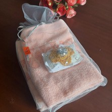 Hediyelik Küçük Havlu Set (30X50 Havlux2 + El Yapım Süs Kokulu Sabunx1)