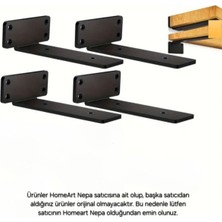 4'lü Metal Raf Ayağı 20 cm