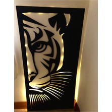 Duvar Dekor Lazer Kesim Kaplan