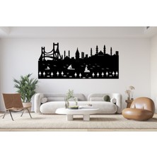 Istanbul Silüeti Lazer Kesim Duvar Dekor