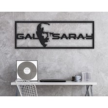 Galatasaray Tablosu Lazer Kesim Metal Duvar Dekor