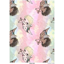 E Hobici Lineart Pirinç Dekopaj Kağıdı Model - 1508