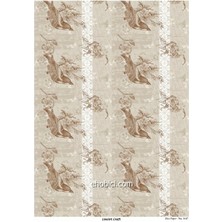 E Hobici Lineart Pirinç Dekopaj Kağıdı Model - 3147