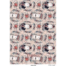 E Hobici Lineart Pirinç Dekopaj Kağıdı - 4075