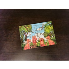 Köpekler 16 Parça Eğitici Öğretici Ahşap Çocuk Puzzle Yapboz Bebek Çocuk Oyuncak