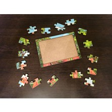 Köpekler 16 Parça Eğitici Öğretici Ahşap Çocuk Puzzle Yapboz Bebek Çocuk Oyuncak