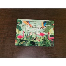 Flamingolar 16 Parça Eğitici ve Öğretici Ahşap Çocuk Puzzle & Yapboz Bebek Çocuk Oyuncak
