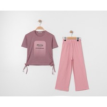 Kız Çocuk Mıu Taşlı Ikili Dokuma Takım G-7276