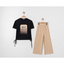 Kız Çocuk Mıu Taşlı Ikili Dokuma Takım G-7276