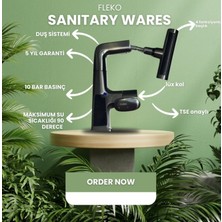 Fleko Light Lavabo Bataryası Derece Göstergeli