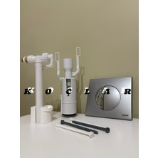 Siamp Gömme Rezarvuar Komple set (8cm lik gömme rezarvuar için doldurma Grubu Boşaltma Grubu Rezarvuar Kapagı)
