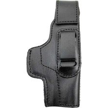 Aresoutdoors Glock 19 Uyumlu Velkrolu Napa Deri Maşalı Kemer Içi Kılıf Siyah