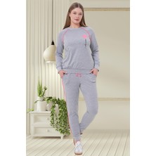 Mecit 6200 Gri Spor Kadın Pijama Takımı