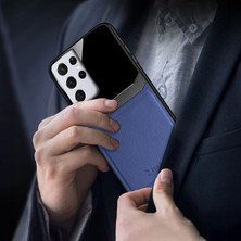 Samsung Galaxy S25 Ultra Uyumlu Zebana Lens Pu Deri Kılıf