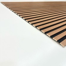 60 cm  x 280 cm  Mdf Esnek Keçeli Akustik Duvar Paneli (1,68M²)