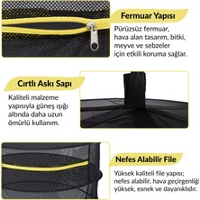 4 Katlı Fermuarlı Meyve Sebze Bitki Kurutma Filesi | Katlanabilir Meyve Sebze Bitki Doğal Kurutma Sepeti