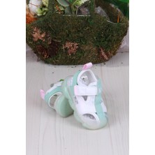 Vicco 332.B25Y.217 Live Beyaz Işıklı Kız Çocuk Sandalet