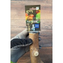Vixpet Venty 38 cm Doğal Papağan Tüneği - Şekilli Kalın Tünek | Macaw, Kakadu, Jako, Amazon, Eklektus, Alexander, Kayık - T436
