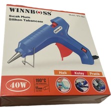 Wınboss Sıcak Mum Silikon Tabancası 40W