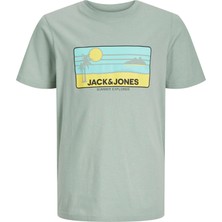 Jack & Jones  Jjpeak Summer Tee Ss Crew Neck Jnr Çocuk Haki Tshirt 12269975-03