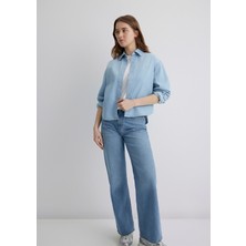Mavi Carlia Classic Denim Açık Mavi Jean Gömlek 1210924-89580