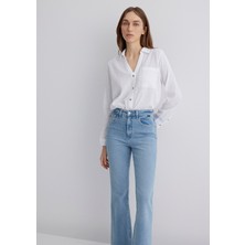 Mavi Beyaz Gömlek 1211114-620