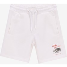 Jeep Lastikli Bel Basic Ekru Erkek Çocuk Şort J5SB-SHT7778