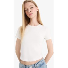 DeFacto Coool Fitted Basic Tişört F3485AXNS