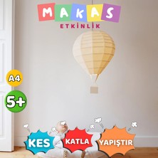 Orimiga 3D Hava Balonu – Eğitici Oyuncak ve Kendin Yap Aktivite Seti (5+ Yaş Aile Etkinliği