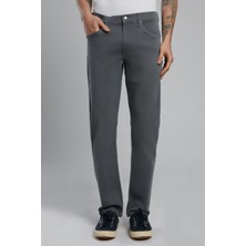Lee Cooper Marco Normal Bel Dar Kesim Düz Paça Gri Erkek Jean Pantolon
