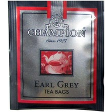 Champion Earl Grey Bardak Poşet 100 Adet (Bergamot - Tomurcuk Çayı)